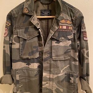 Abercrombie & Fitch camo jacket